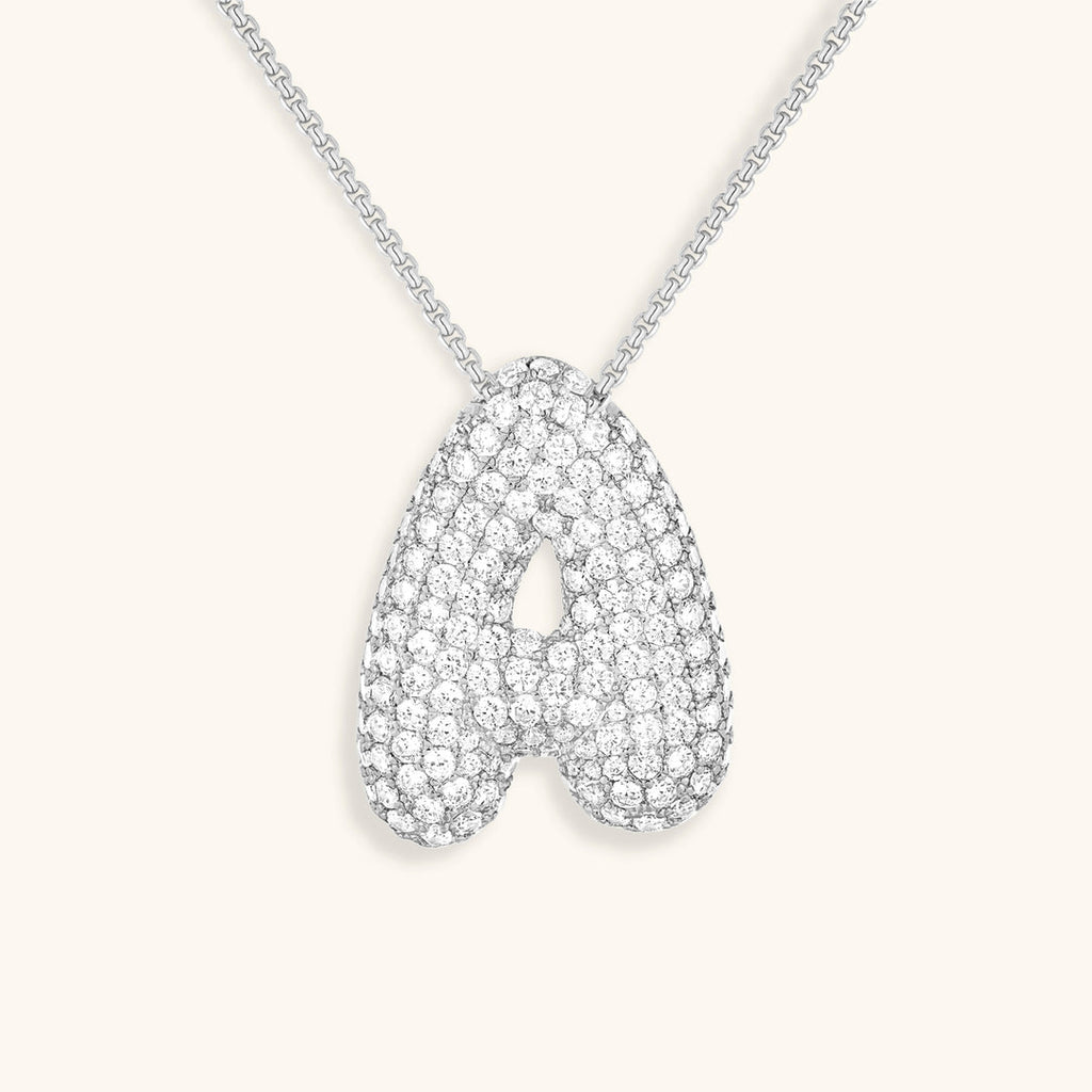 Hailey Bubble Initial Necklace (Bundle)