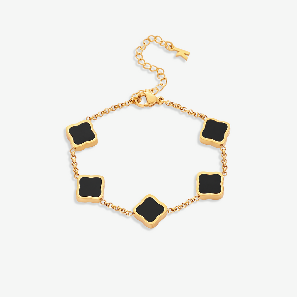 Celine Clover Bracelet - Red