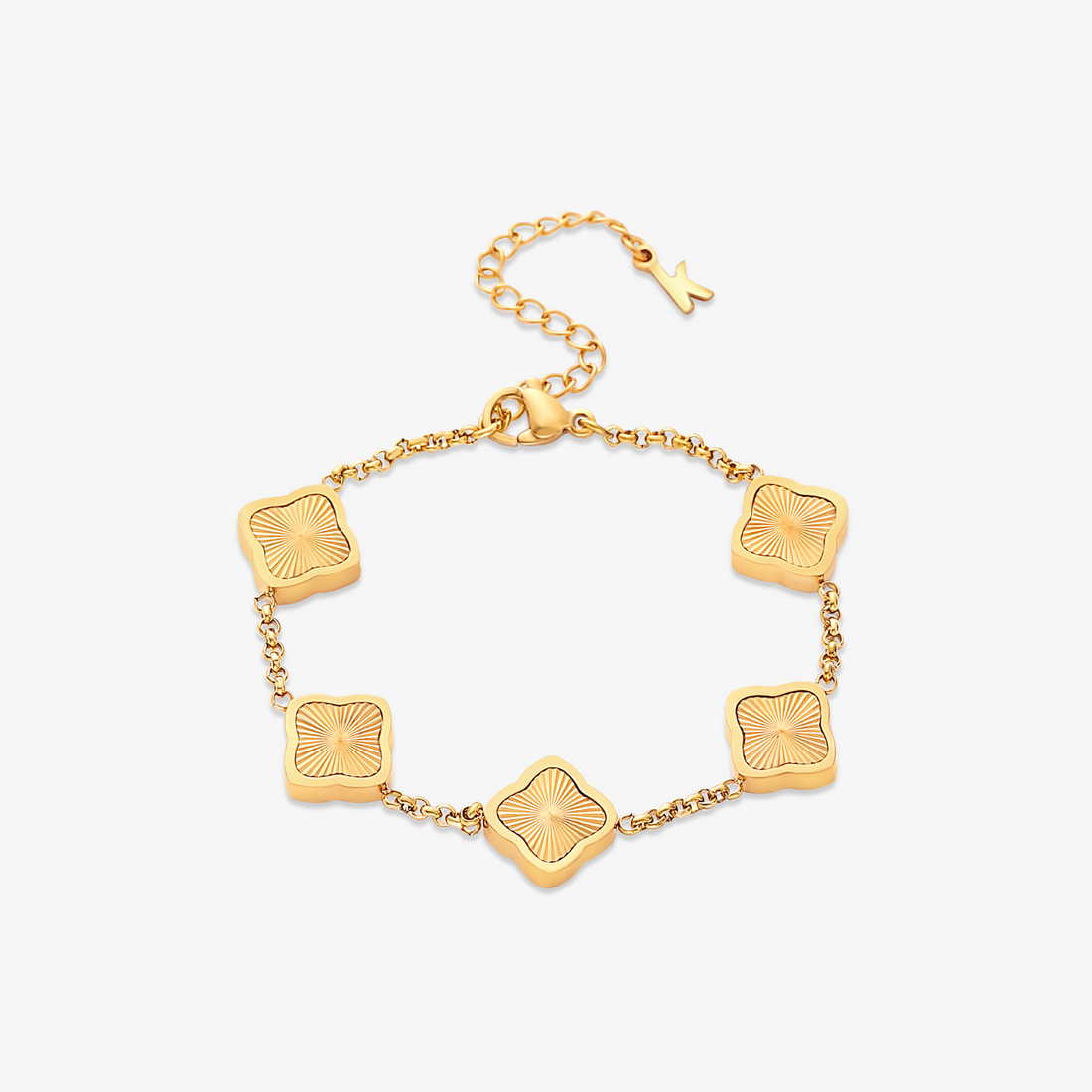 Celine Clover Bracelet - Red