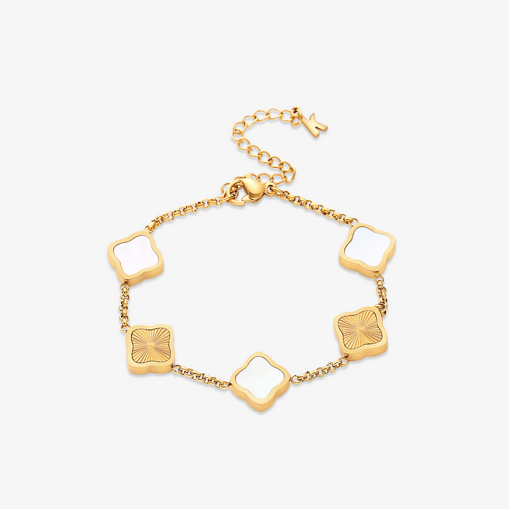 Celine Clover Bracelet - Black